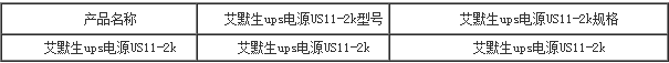 艾默生US系列