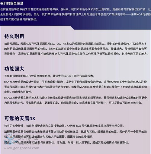 四合一氣體檢測(cè)儀特點(diǎn)優(yōu)勢(shì)