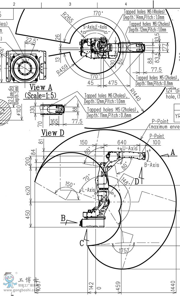 MOTOMAN-AR1440E安川工業(yè)機器人