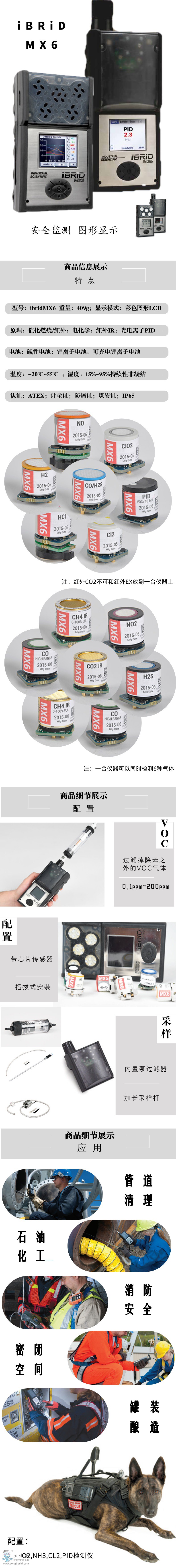 英思科復(fù)合式氣體檢測儀