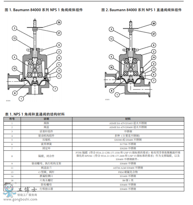 Baumann™ 84000 衛(wèi)生級控制閥