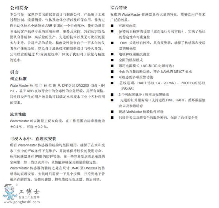 電磁流量計(jì) WaterMaster