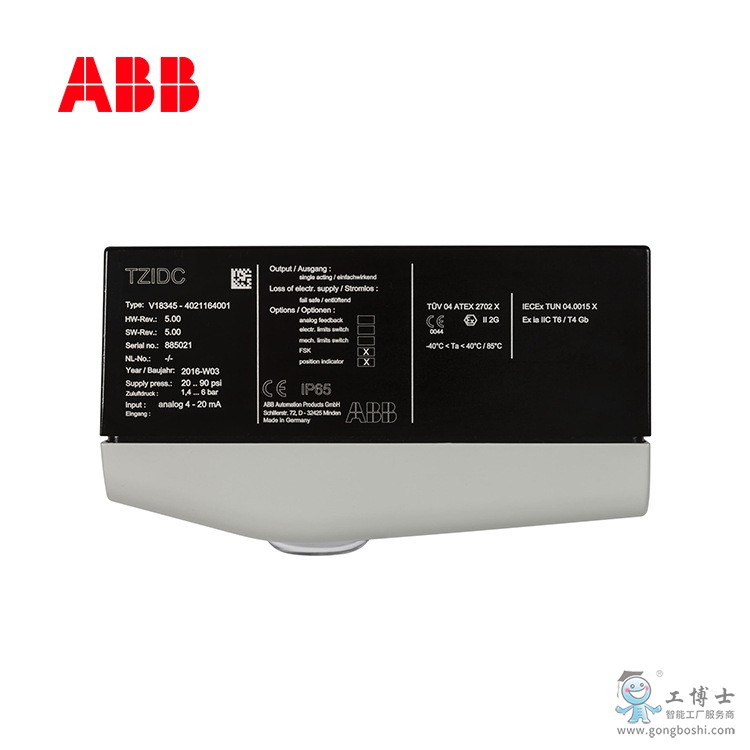 ABB TZIDC V18345-1010521001智能閥門(mén)定位器