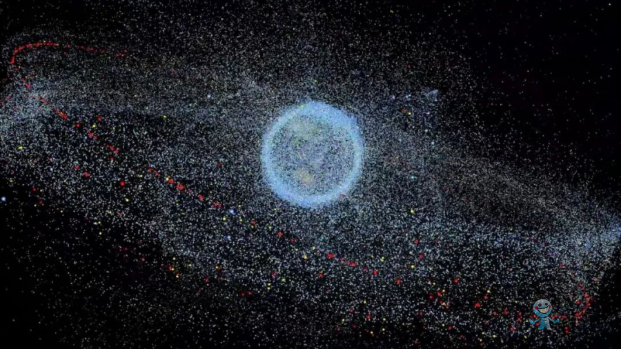 被垃圾環(huán)繞的星球