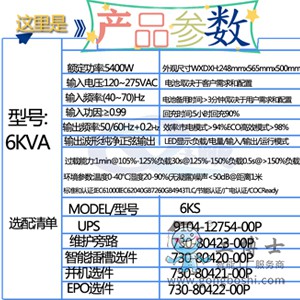 6KVA技術(shù)參數(shù)水印