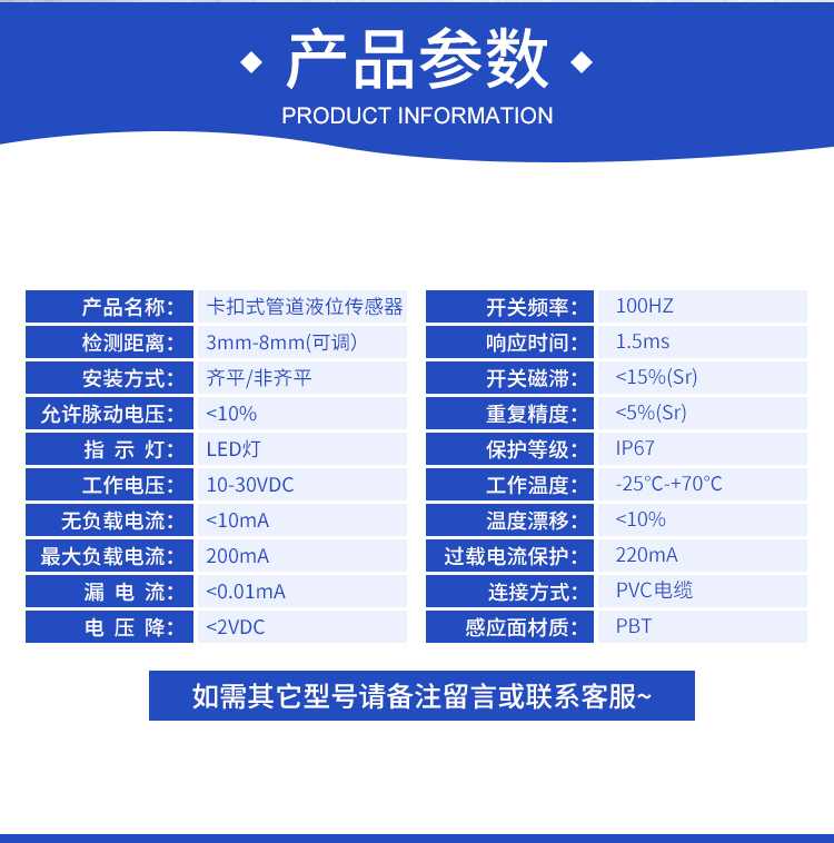 卡扣式管道液位傳感器_03